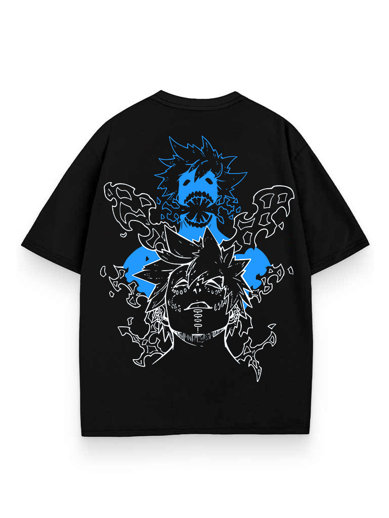 BLUE INFERNO DABI 2-SIDED OVERSIZE TEE
