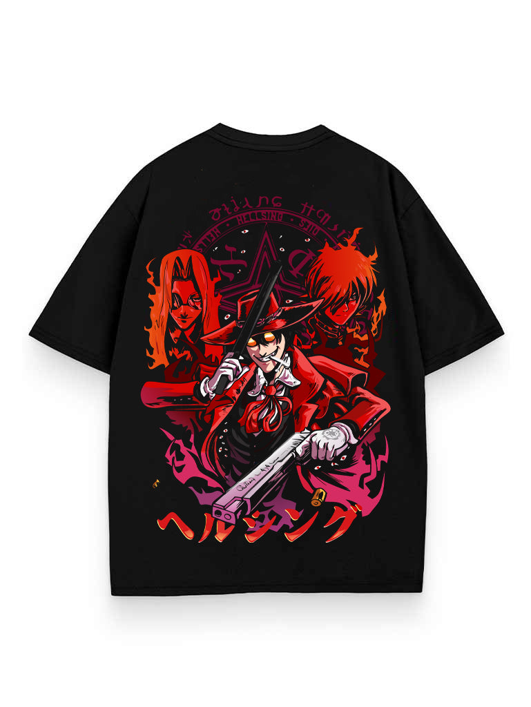 2-SIDED HELLSING AGENCY OVERSIZE TEE – Hokuro