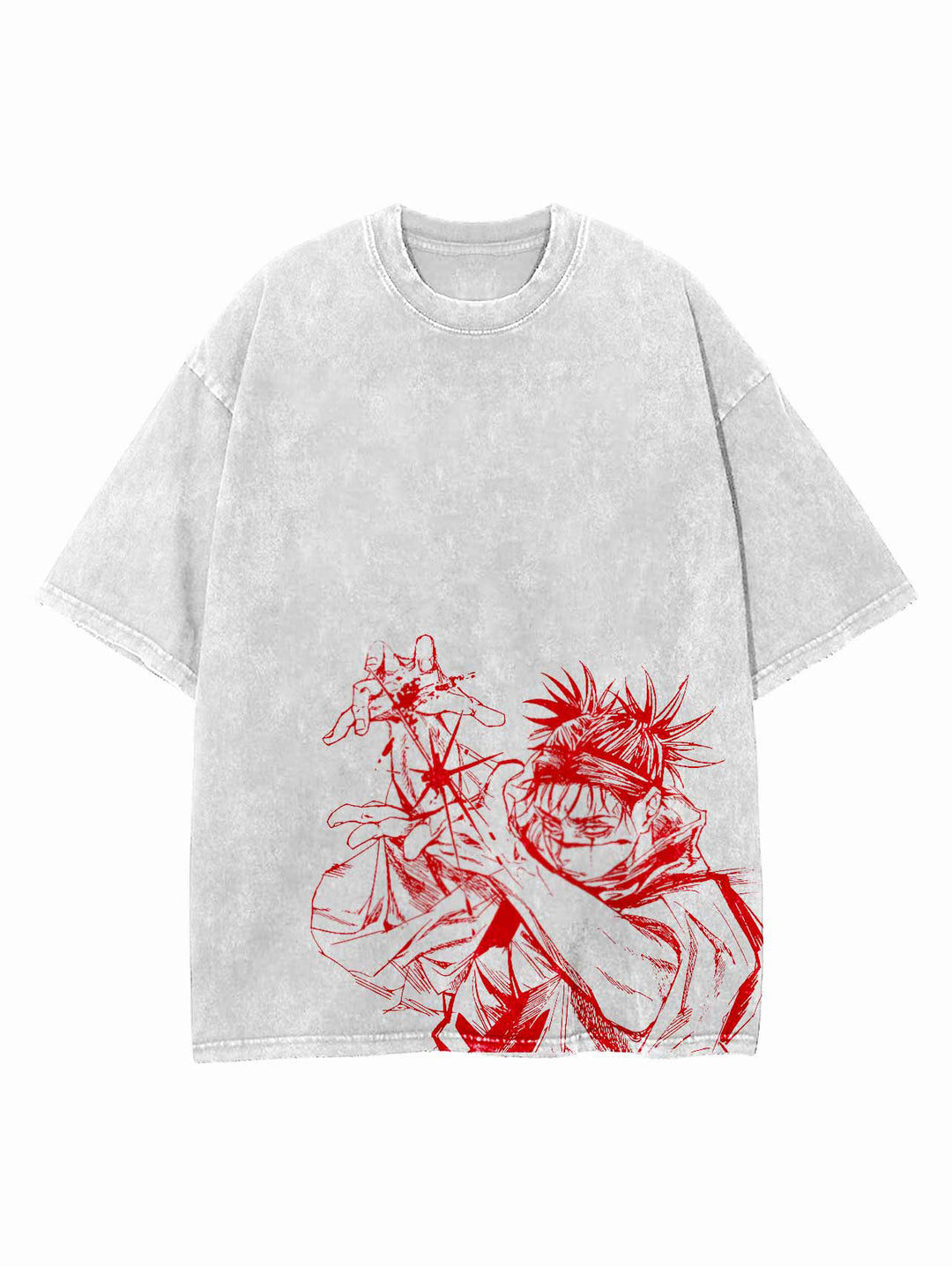 2-SIDED BLOODBOUND VINTAGE OVERSIZE TEE