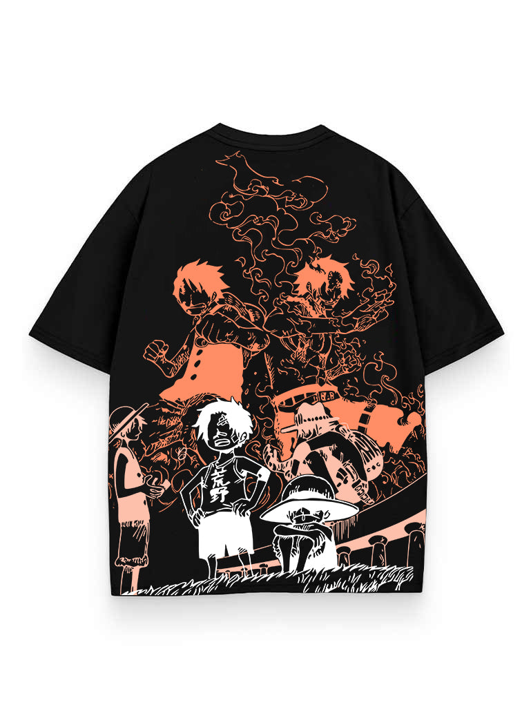 記念グッズ hokoukou BROTHERS FLAME 2-SIDED OVERSIZE TEE – Hokuro