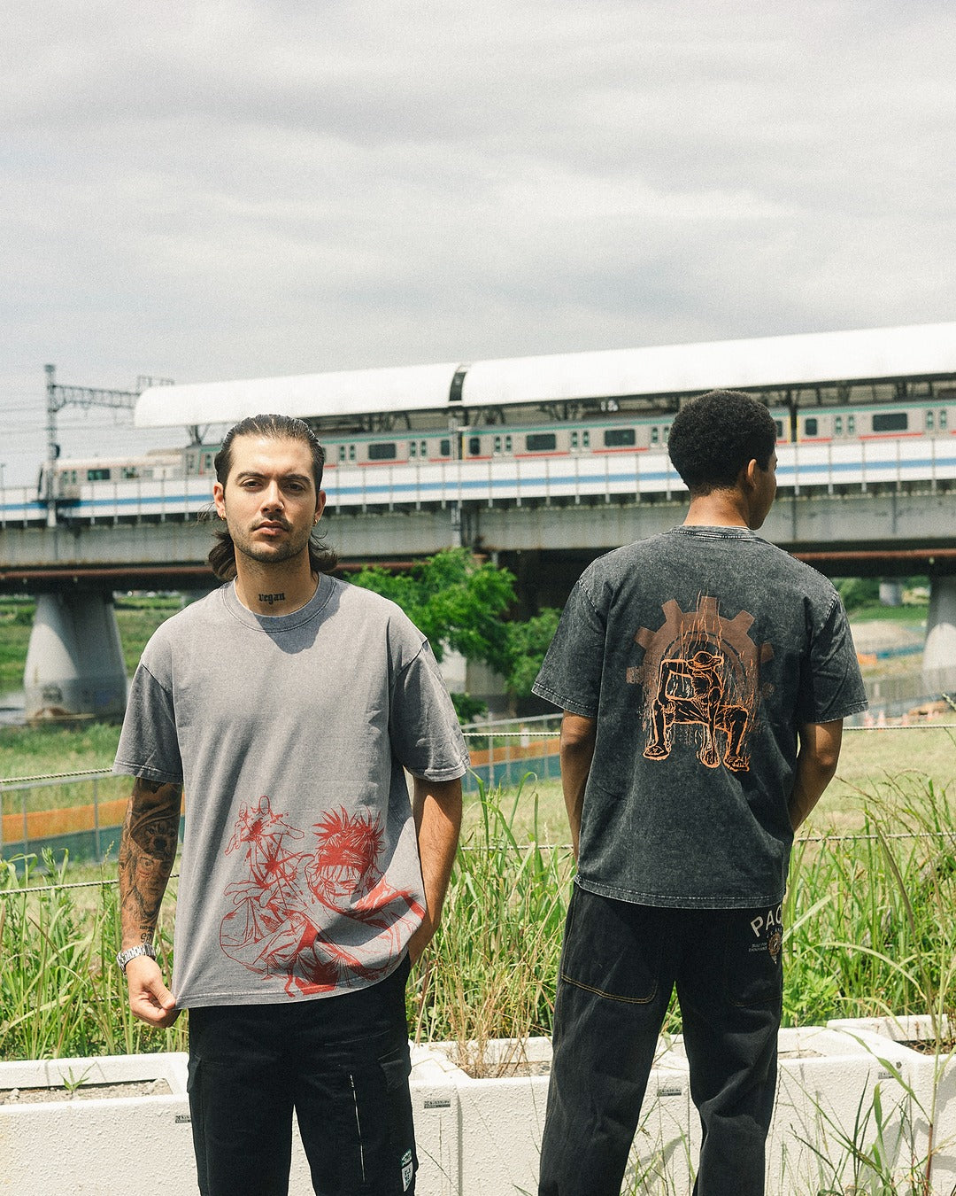 2-SIDED BLOODBOUND VINTAGE OVERSIZE TEE