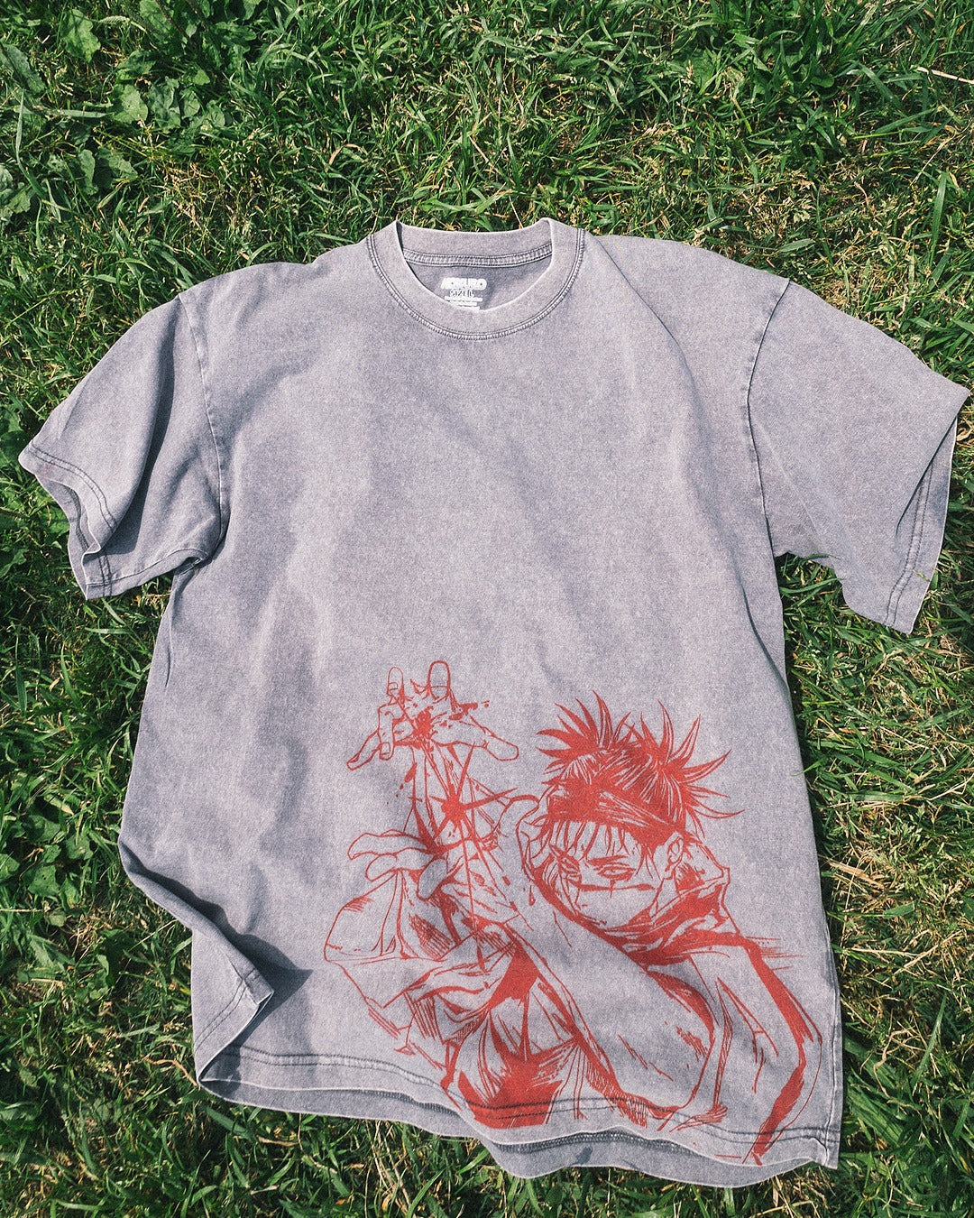 2-SIDED BLOODBOUND VINTAGE OVERSIZE TEE