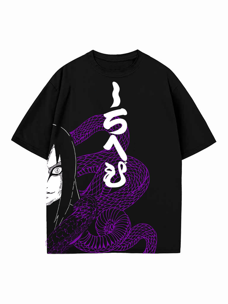 WHITE SERPENT OVERSIZE TEE – Hokuro