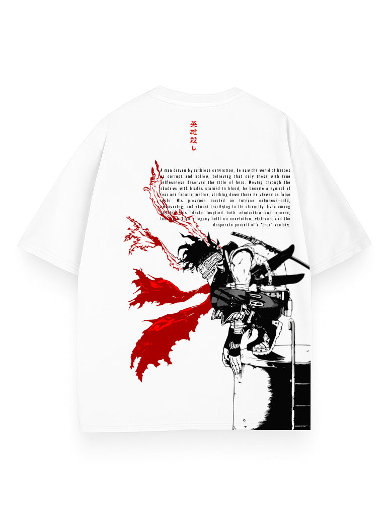 HERO KILLER 2-SIDED OVERSIZE TEE – Hokuro