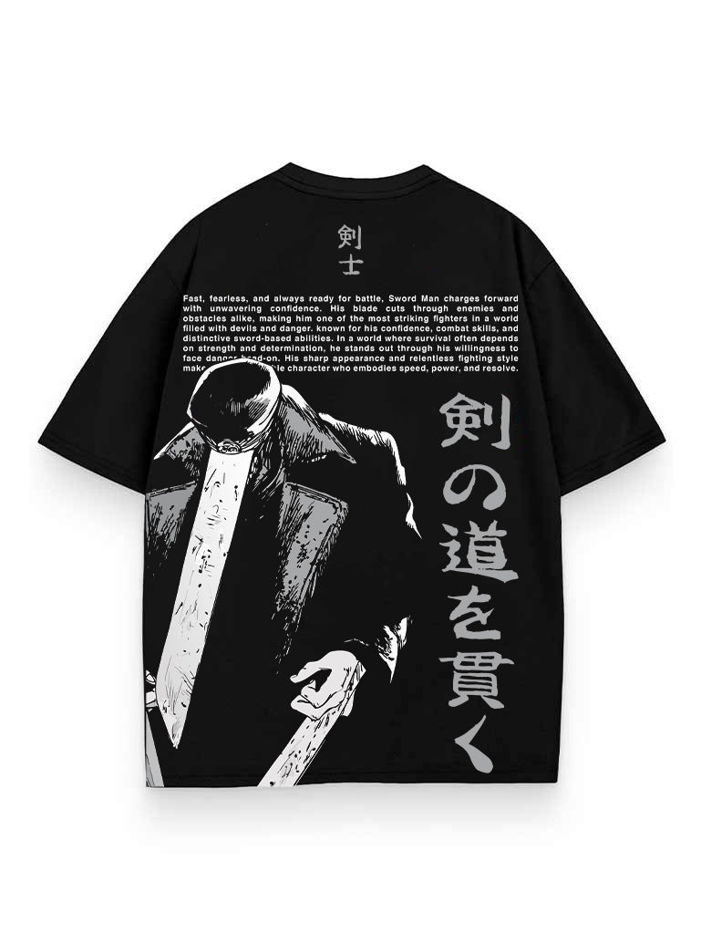 BLADE DEVIL 2-SIDED OVERSIZE TEE – Hokuro