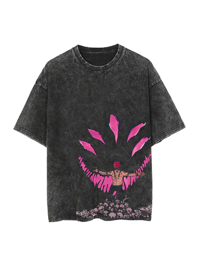 CURSED KING VINTAGE OVERSIZE TEE – Hokuro