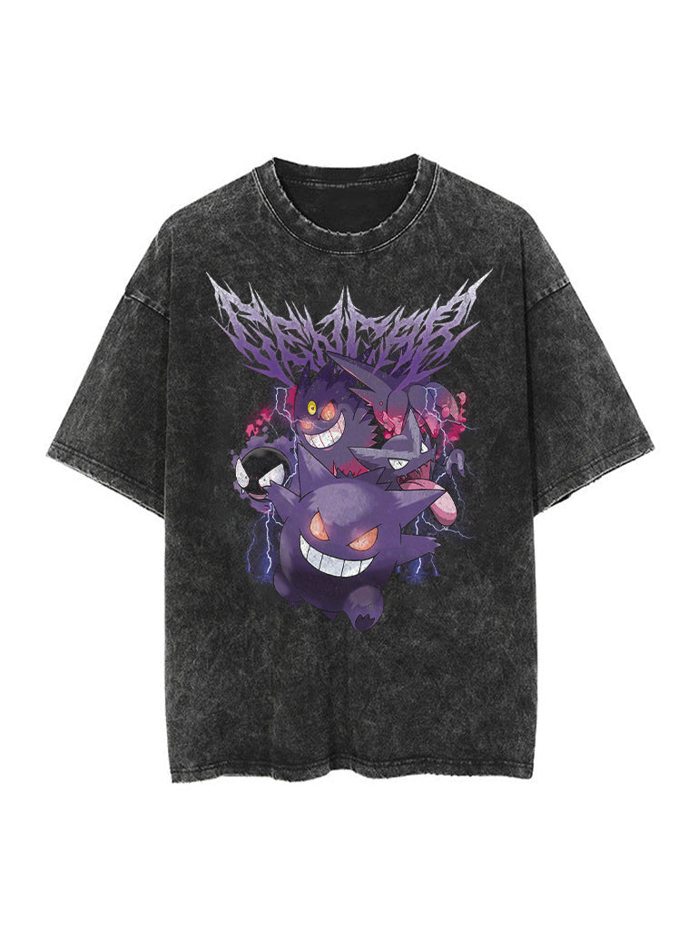 GHOST/POISON TYPE VINTAGE TEE – Hokuro