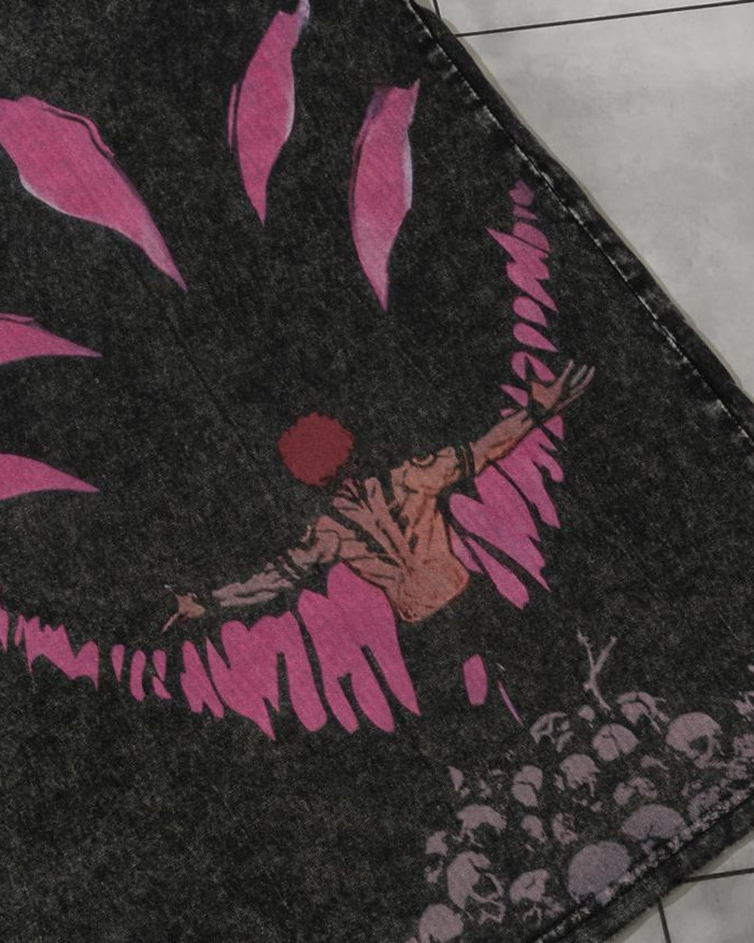 CURSED KING VINTAGE OVERSIZE TEE – Hokuro