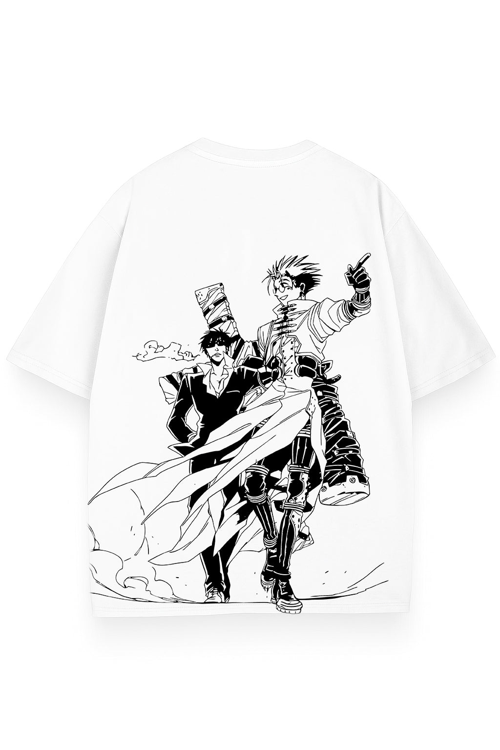 GUN AND HEART  OVERSIZE TEE