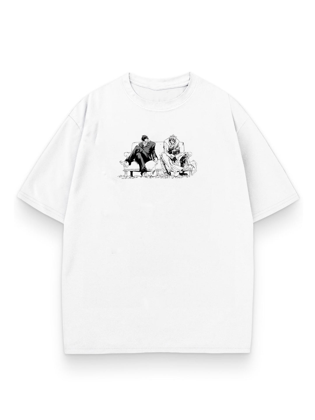 GUN AND HEART  OVERSIZE TEE