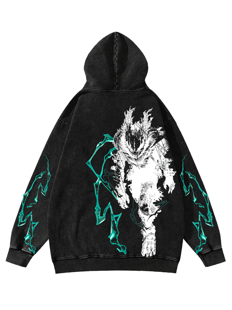 2-SIDED JUSTICE OVERDRIVE VINTAGE HOODIE