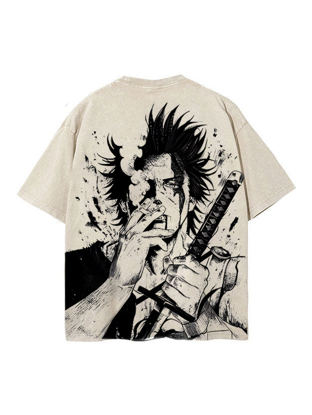 BULLS CAPTAIN BEIGE OVERSIZE VINTAGE TEE