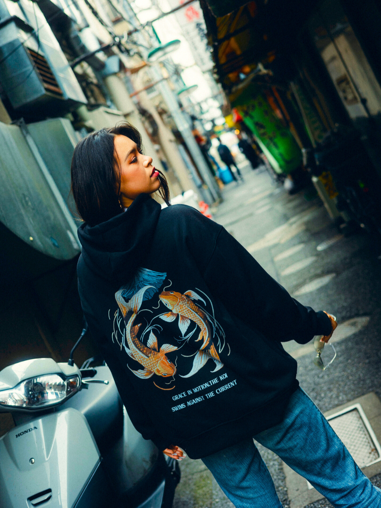 Koi Fish Hoodie – detail 2