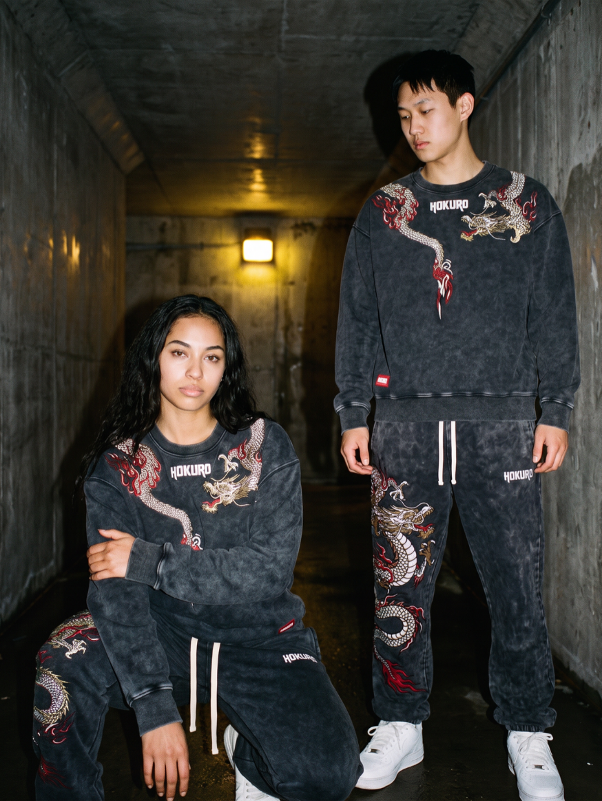 [PRE-ORDER] RISING DRAGON EMBROIDERY CREWNECK