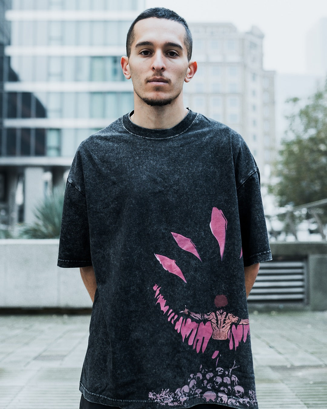 CURSED KING VINTAGE OVERSIZE TEE – Hokuro