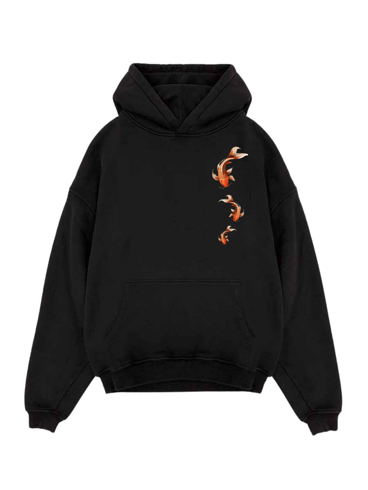 Koi Fish Hoodie – alternate view