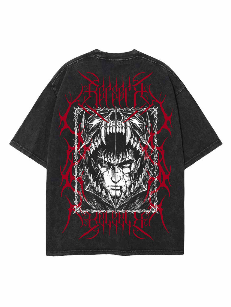 Forgotten Shores セット XL Tシャツ BLACK SWORDSMAN 2-SIDED OVERSIZE VINTAGE TEE – Hokuro
