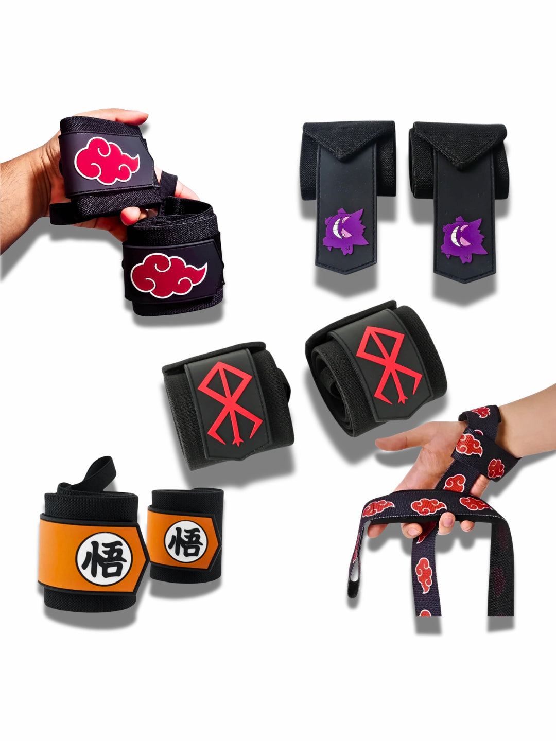 Wrist Wraps 3-Pack Bundle