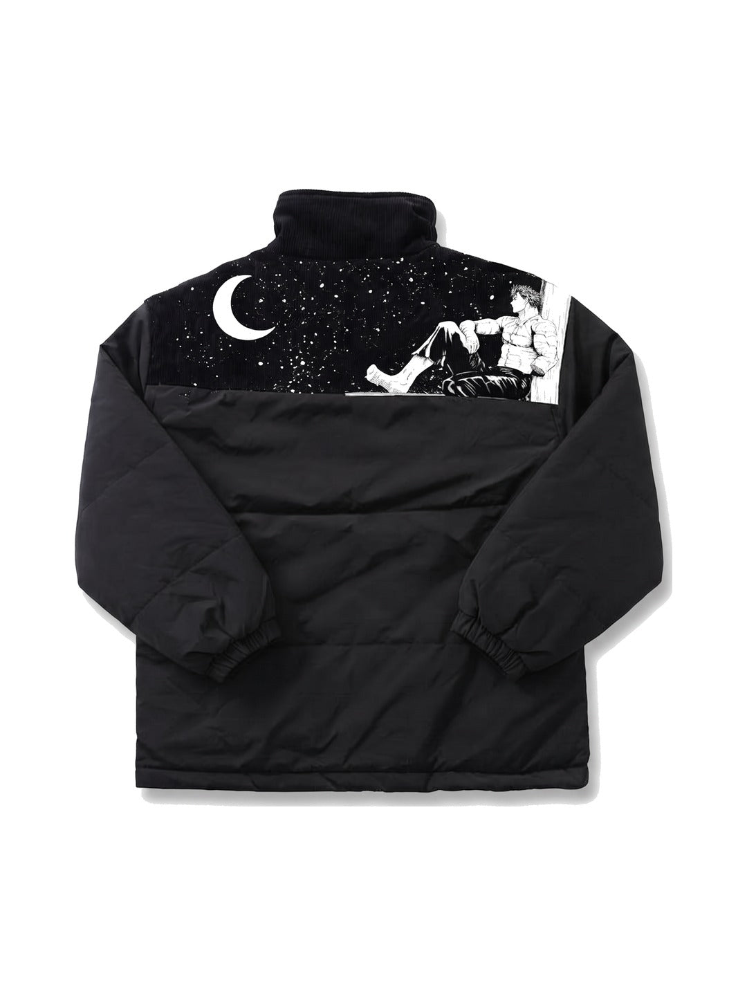 The Black Swordsman Embroidered Jacket - back