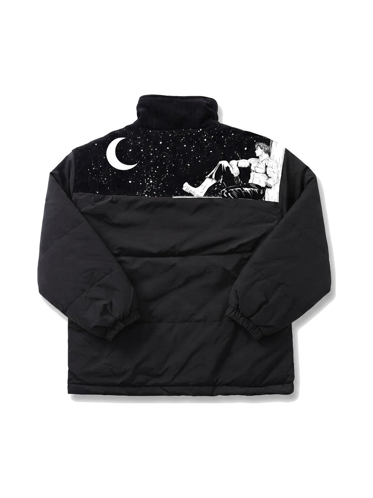 The Black Swordsman Embroidered Jacket - back