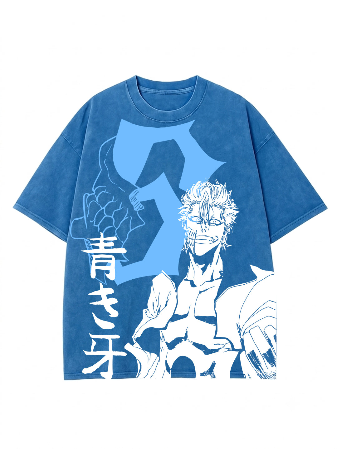 BLUE PANTHER OVERSIZE TEE – Hokuro