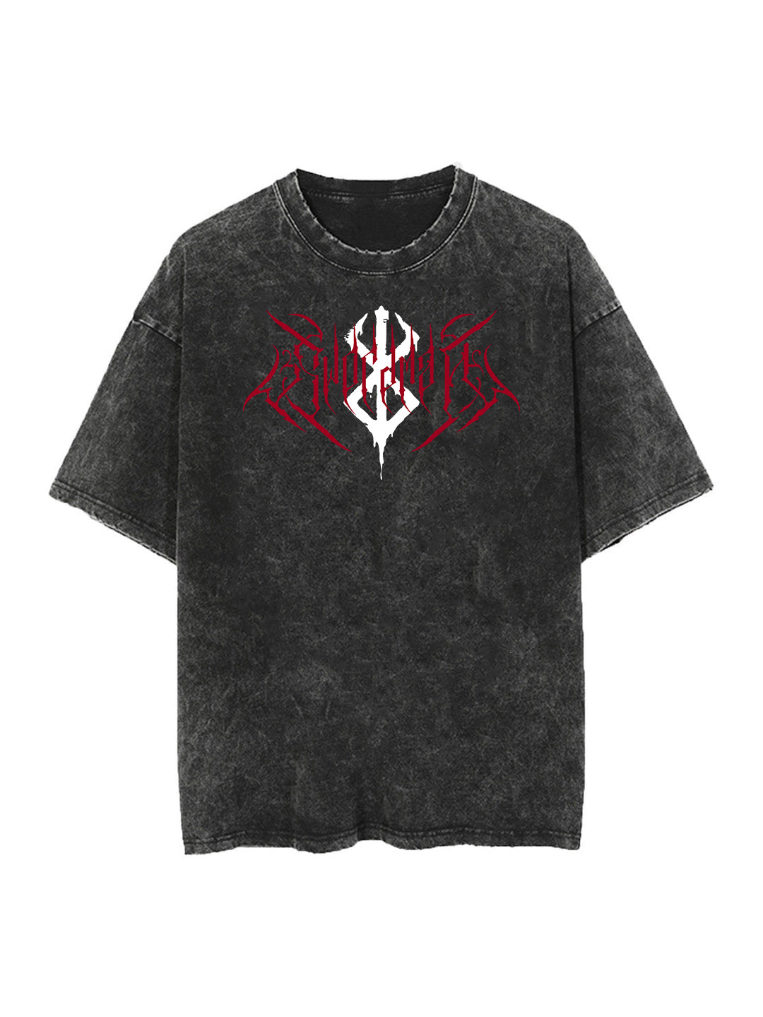 BLACK SWORDSMAN 2-SIDED OVERSIZE VINTAGE TEE