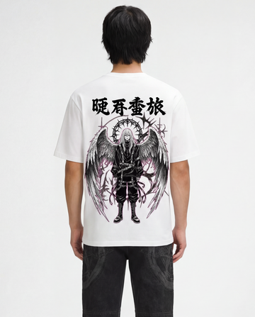 FALLEN SENTINEL OVERSIZE VINTAGE TEE – Hokuro