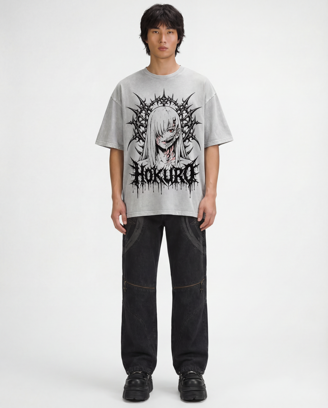 CURSED BEAUTY OVERSIZE VINTAGE TEE