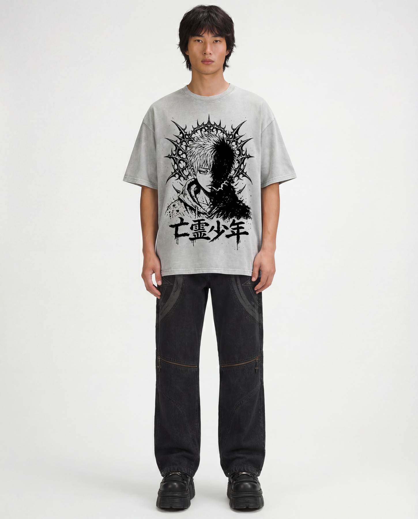 VOIDMARKED OVERSIZE VINTAGE TEE – Hokuro