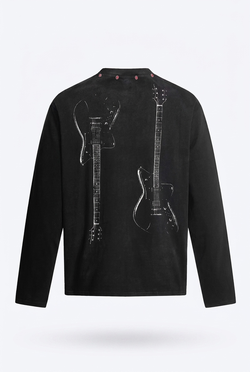 FEARLESS PURSUIT SNAP-COLLAR LONGSLEEVE