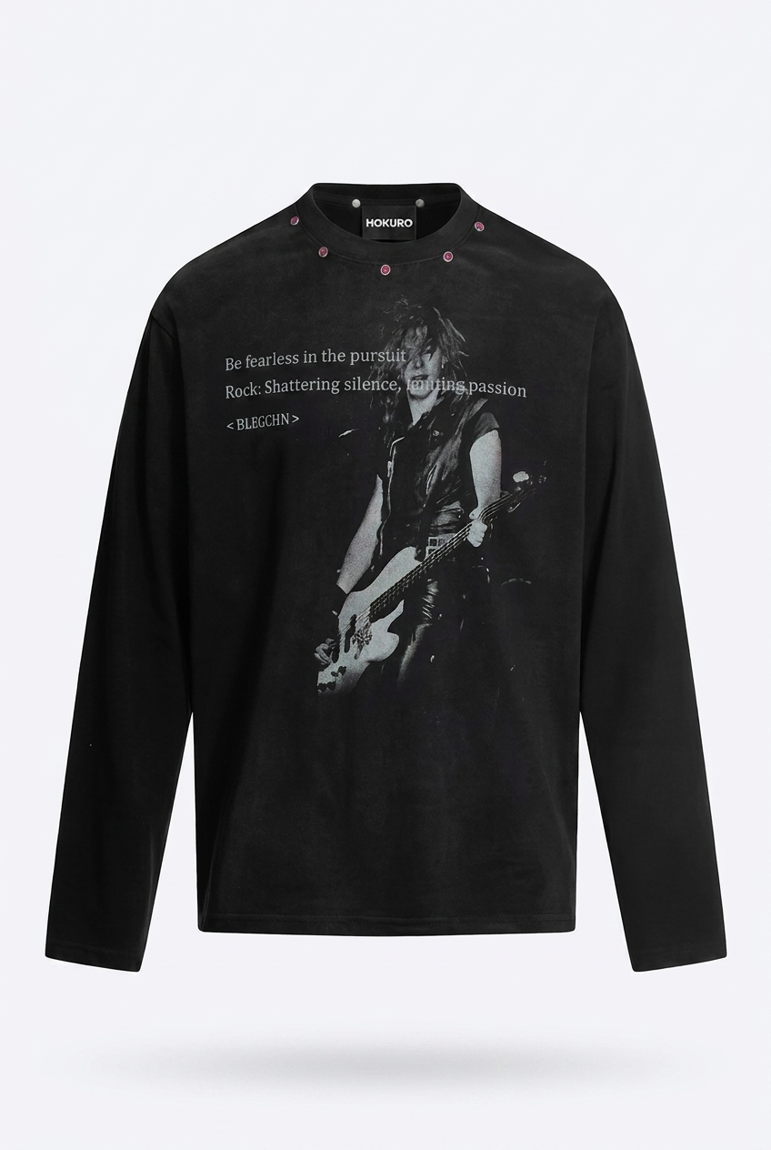 FEARLESS PURSUIT SNAP-COLLAR LONGSLEEVE