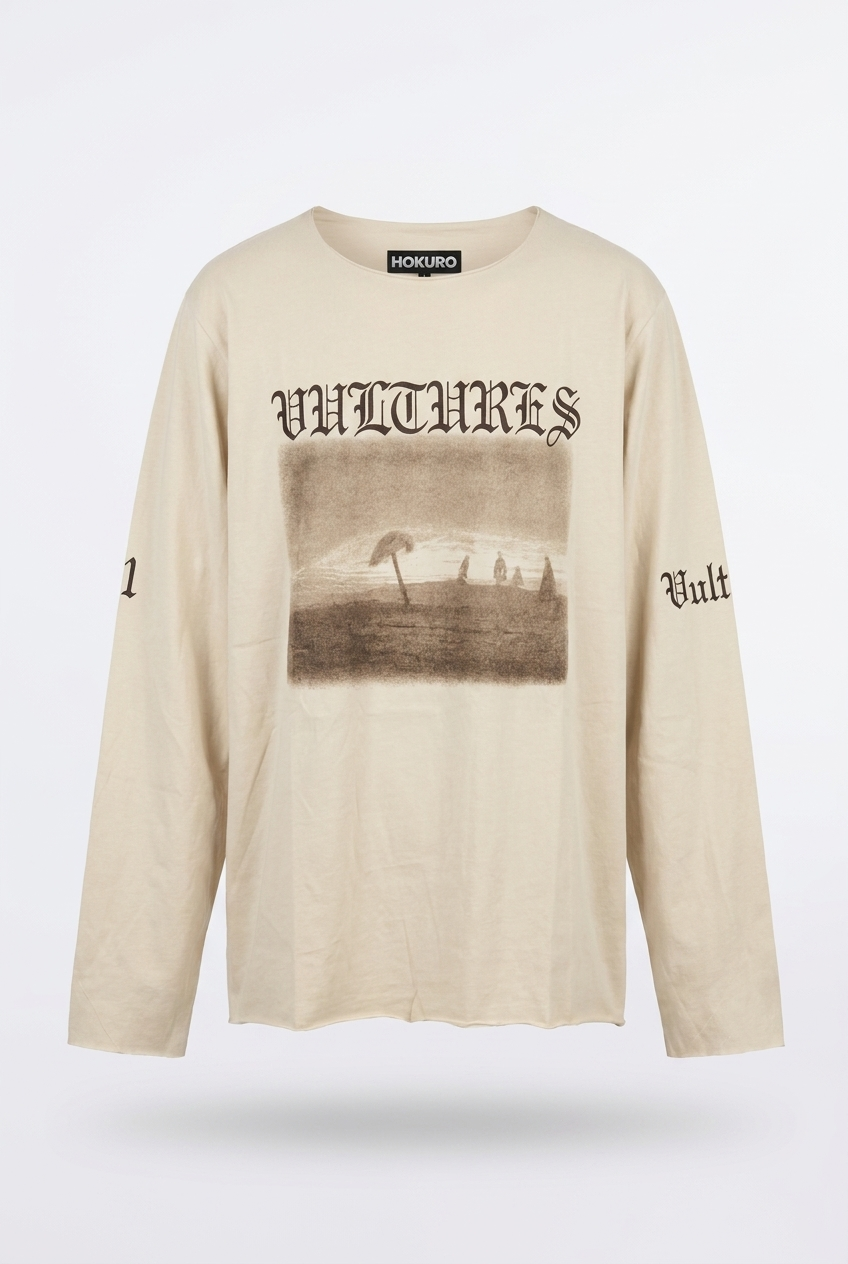 VULTURES DESERT OVERSIZE LONGSLEEVE