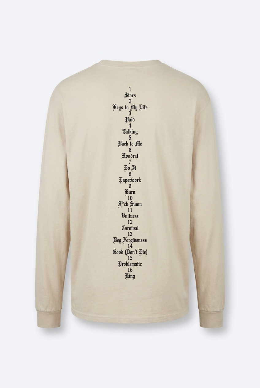 VULTURES DESERT OVERSIZE LONGSLEEVE