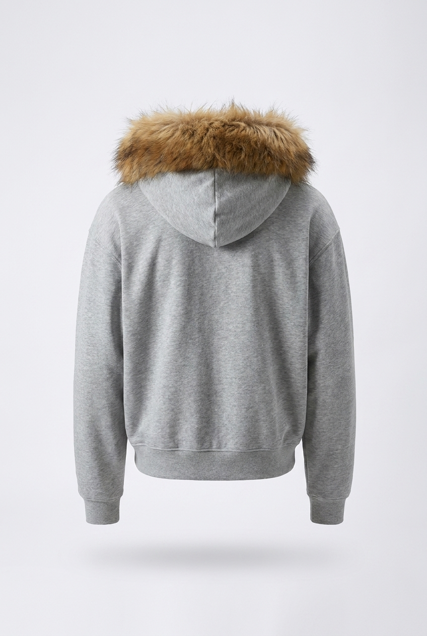 FORGOTTEN KINGDOM FUR-HOOD JACKET
