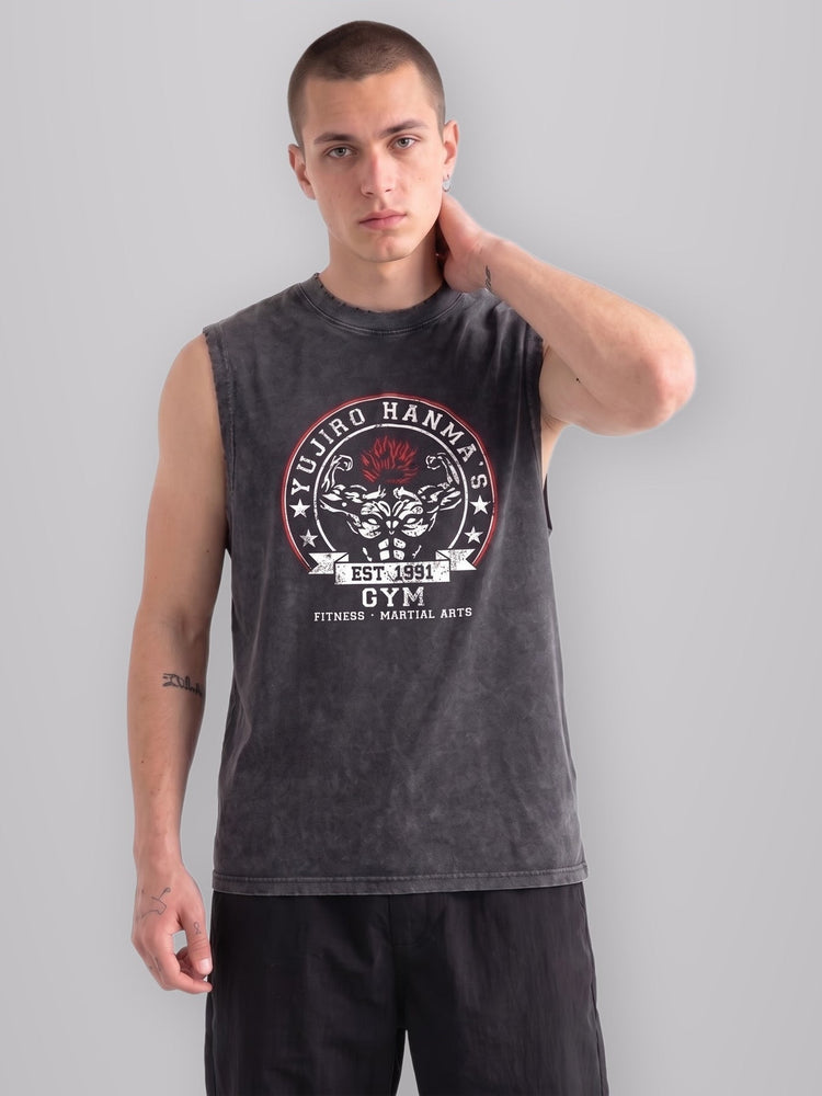 Apex Predator Vintage Washed Tank Top worn by model