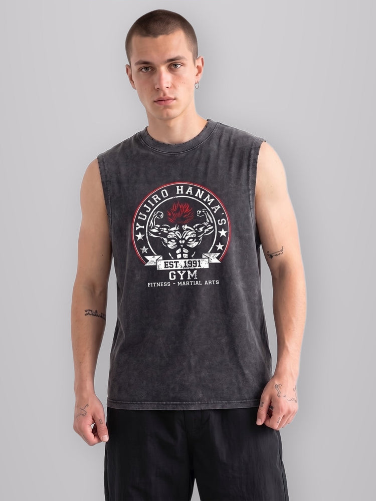 Apex Predator Vintage Washed Tank Top worn by model