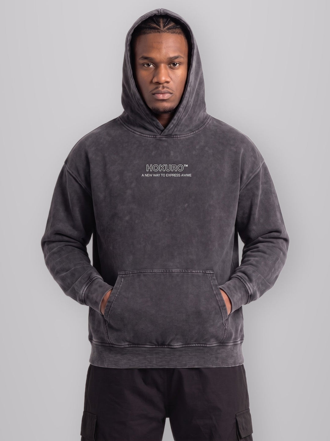 Boxing Vintage Hoodie worn by model