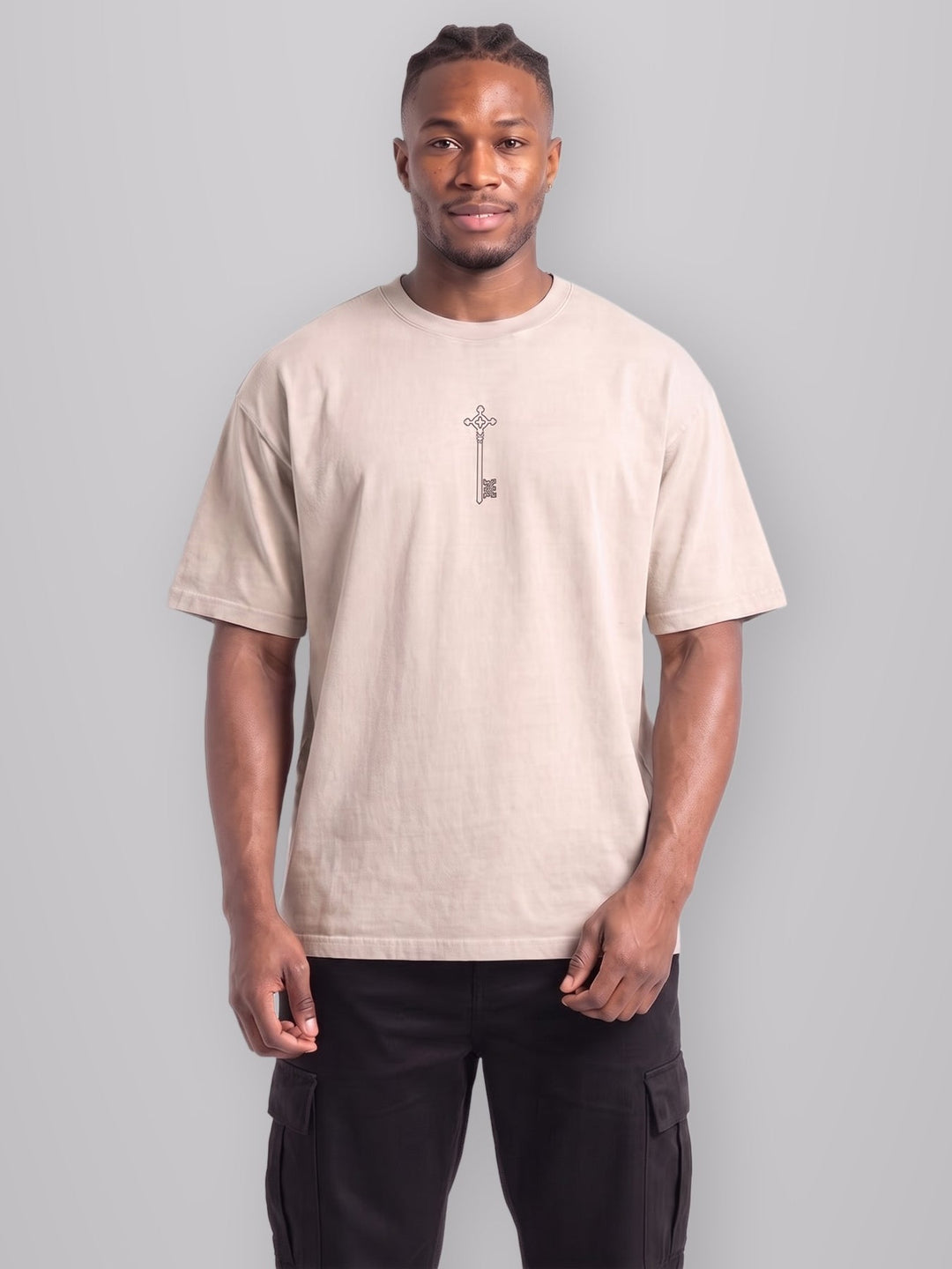 Freedom 2-Sided Vintage Tee worn by model