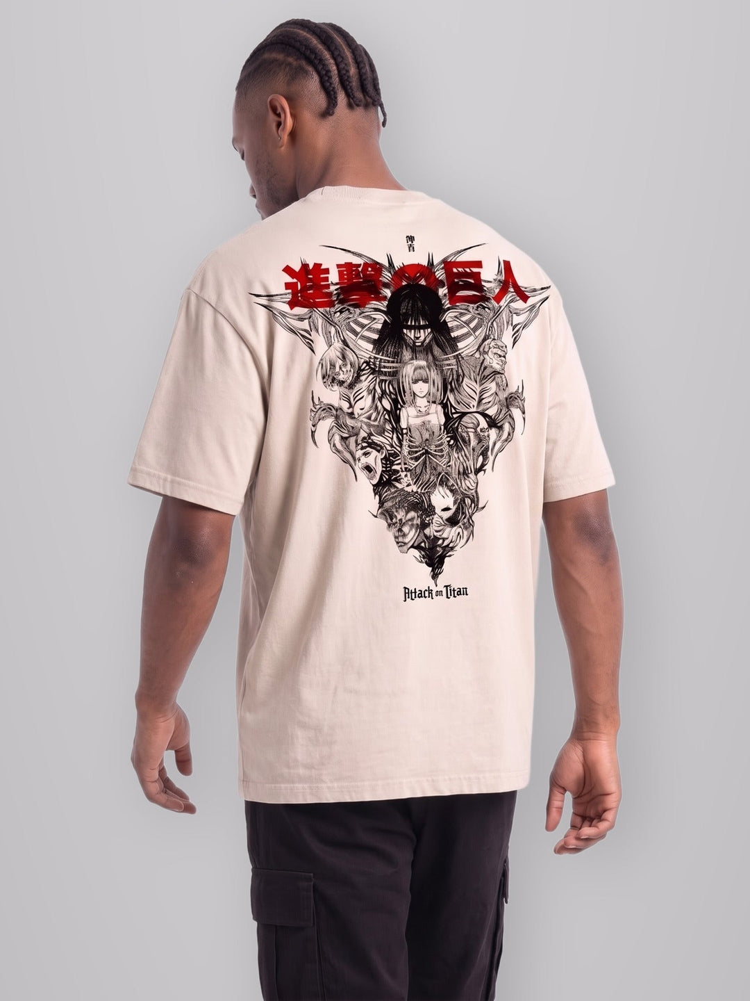 Freedom 2-Sided Vintage Tee worn by model