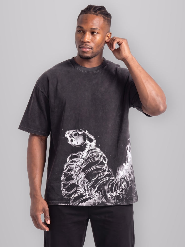 Founding Titan Vintage Oversize Tee worn by model