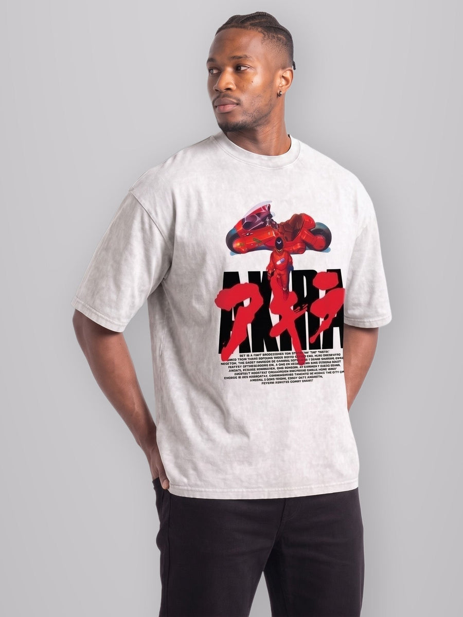 Neo Tokyo Vintage Oversize Tee worn by model