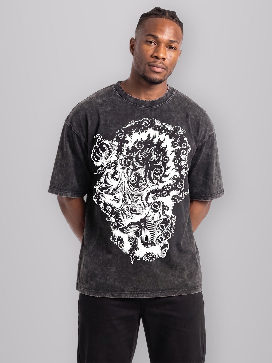 God Gear Vintage Oversize Tee worn by model