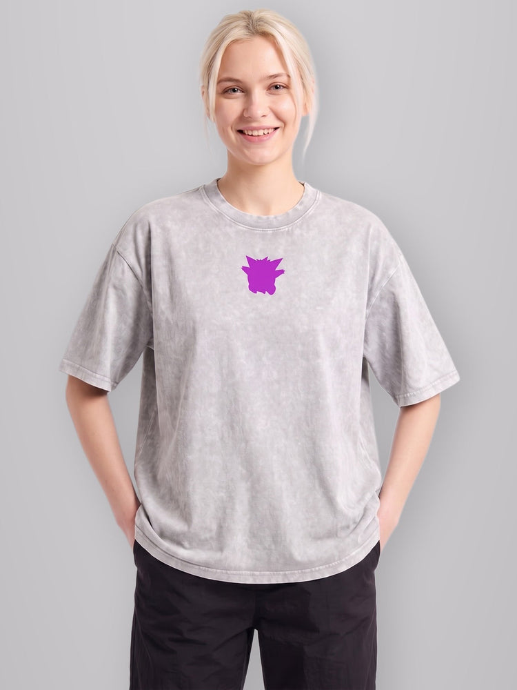 2-Sided Ghost Vintage Oversize Tee worn by model