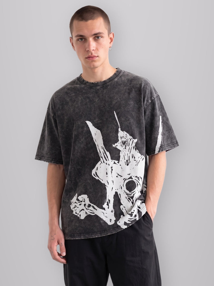 Mech Art Vintage Tee worn by model