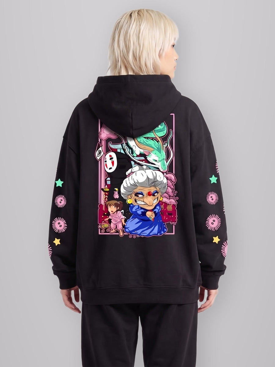 Bathhouse Spirit Hoodie worn by model