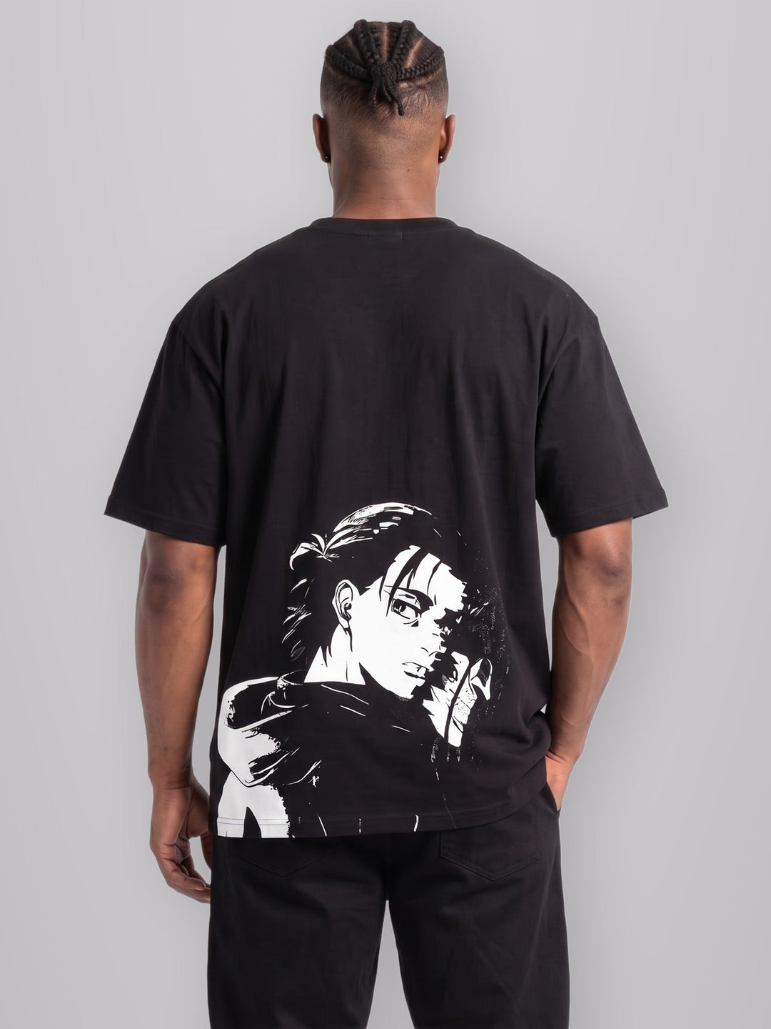 Wings Of Freedom Oversize Vintage Tee worn by model