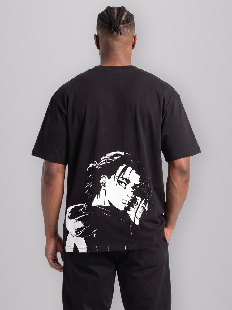 Wings Of Freedom Oversize Vintage Tee worn by model