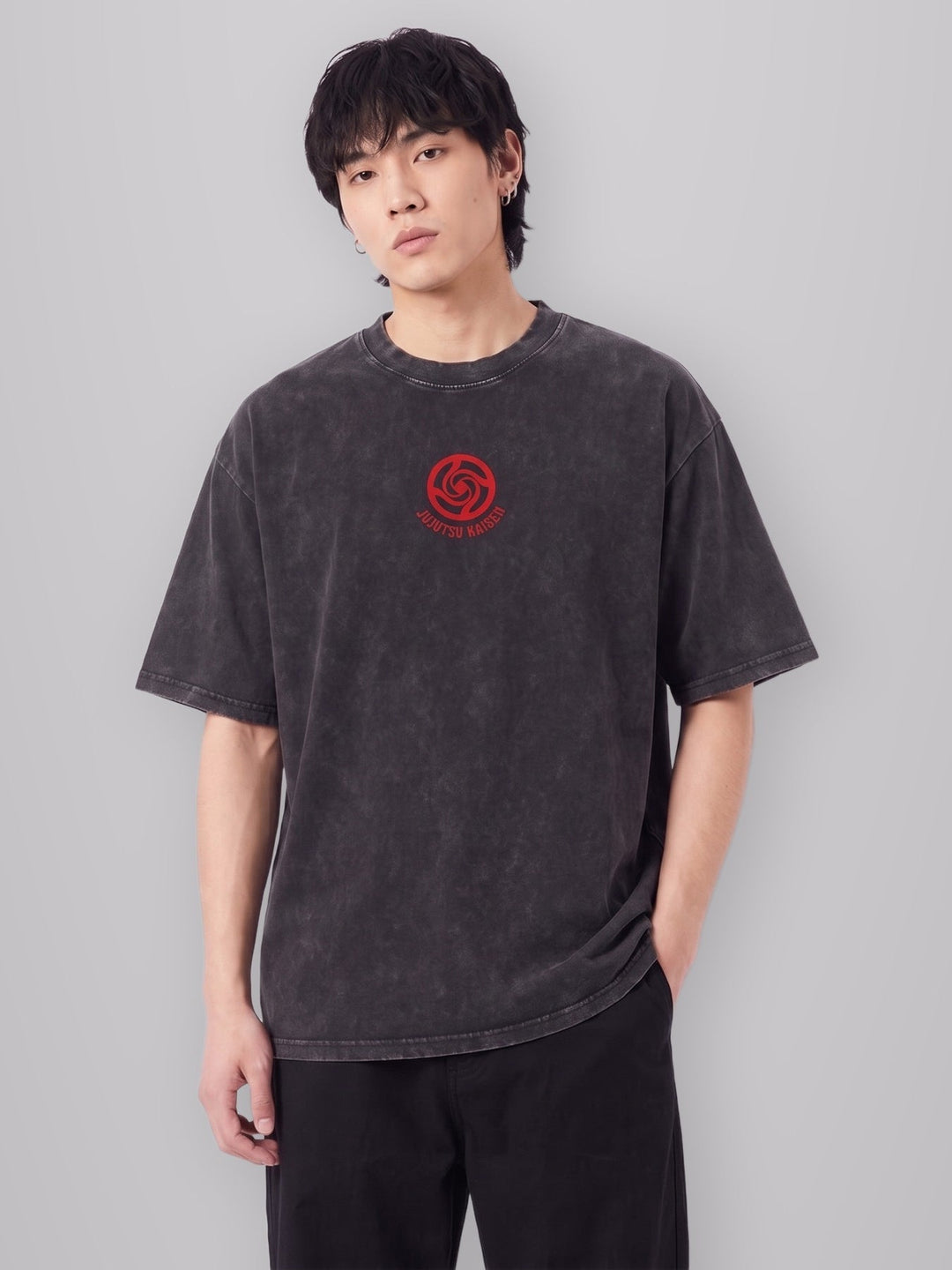 Blood Arrows Vintage Oversize Tee worn by model