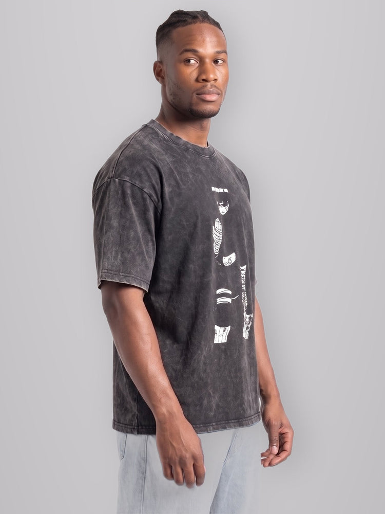 Green Beast Vintage Oversize Tee worn by model
