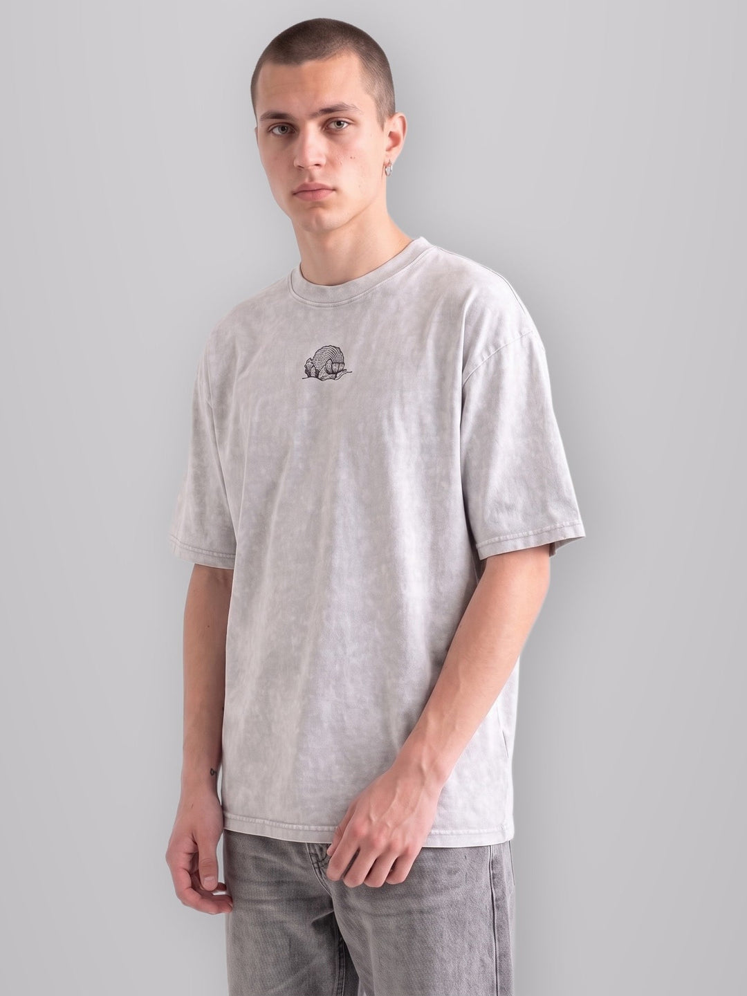 Freedom Above All 2-Sided Oversize Vintage Tee worn by model